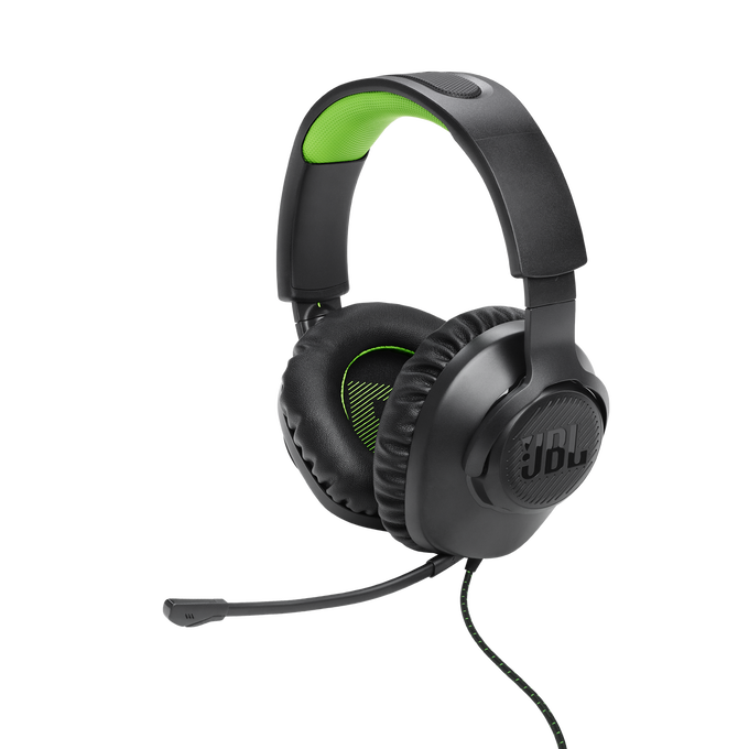 JBL Quantum 100X Console - Black - Wired over-ear gaming headset with a detachable mic - Detailshot 3 image number null